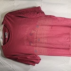 Vintage Fila Men's Large T-shirt "Par Las Cruces a Los Alamos"